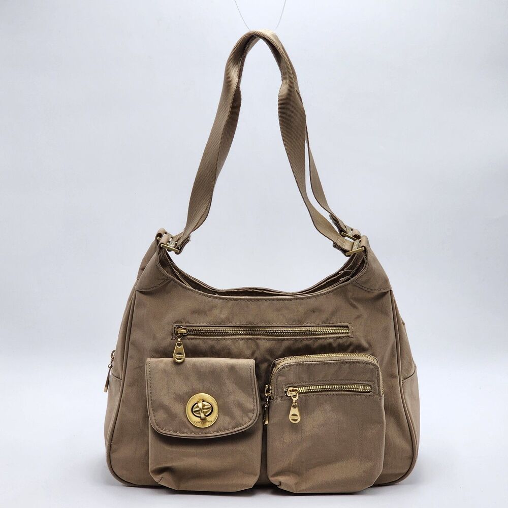 Baggallini San Marino Nylon Satchel Shoulder Bag